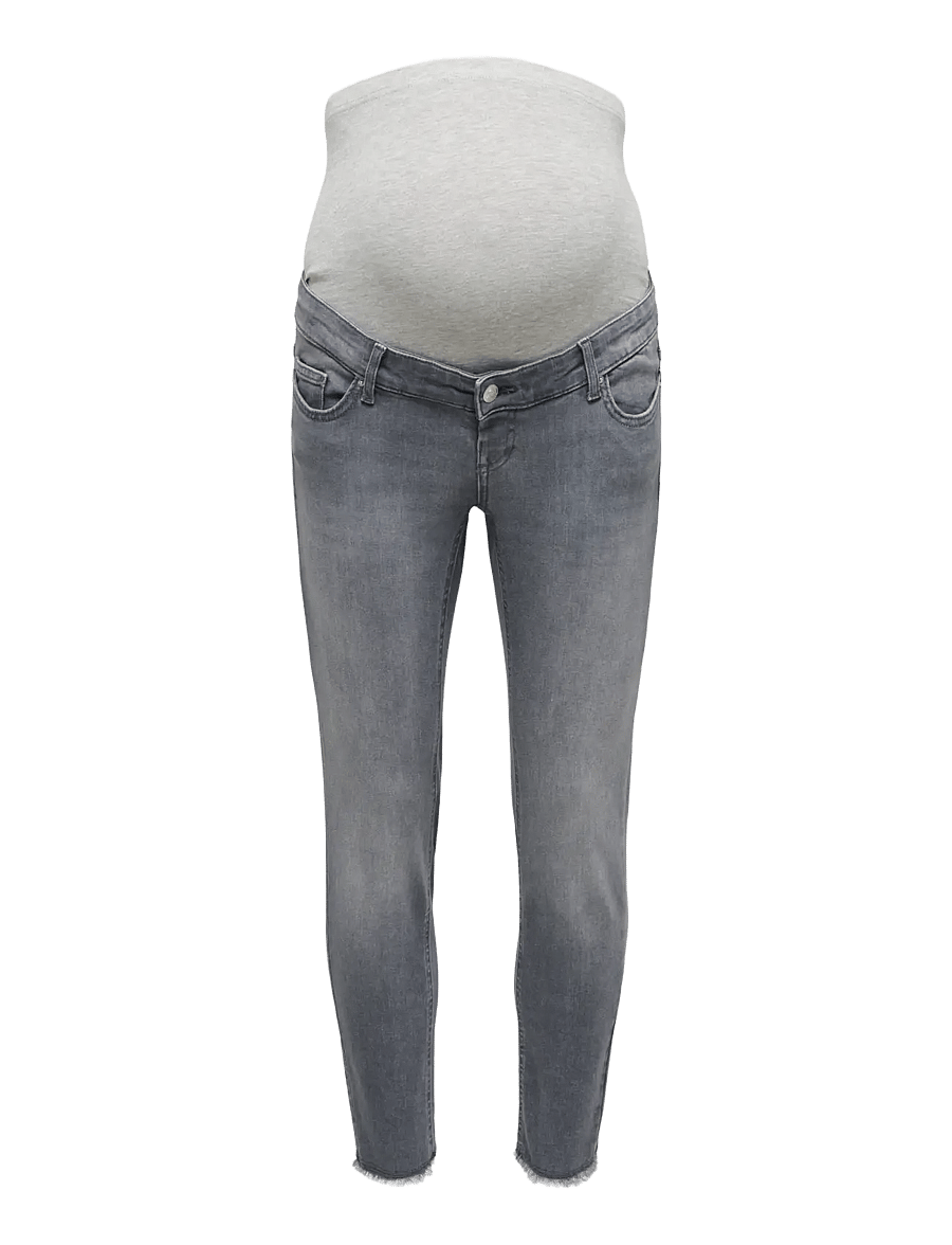 Only Maternity - OLMBLUSH MID SK ANK RW DNM REABOX NOOS - skinny jeans - grey denim - 0