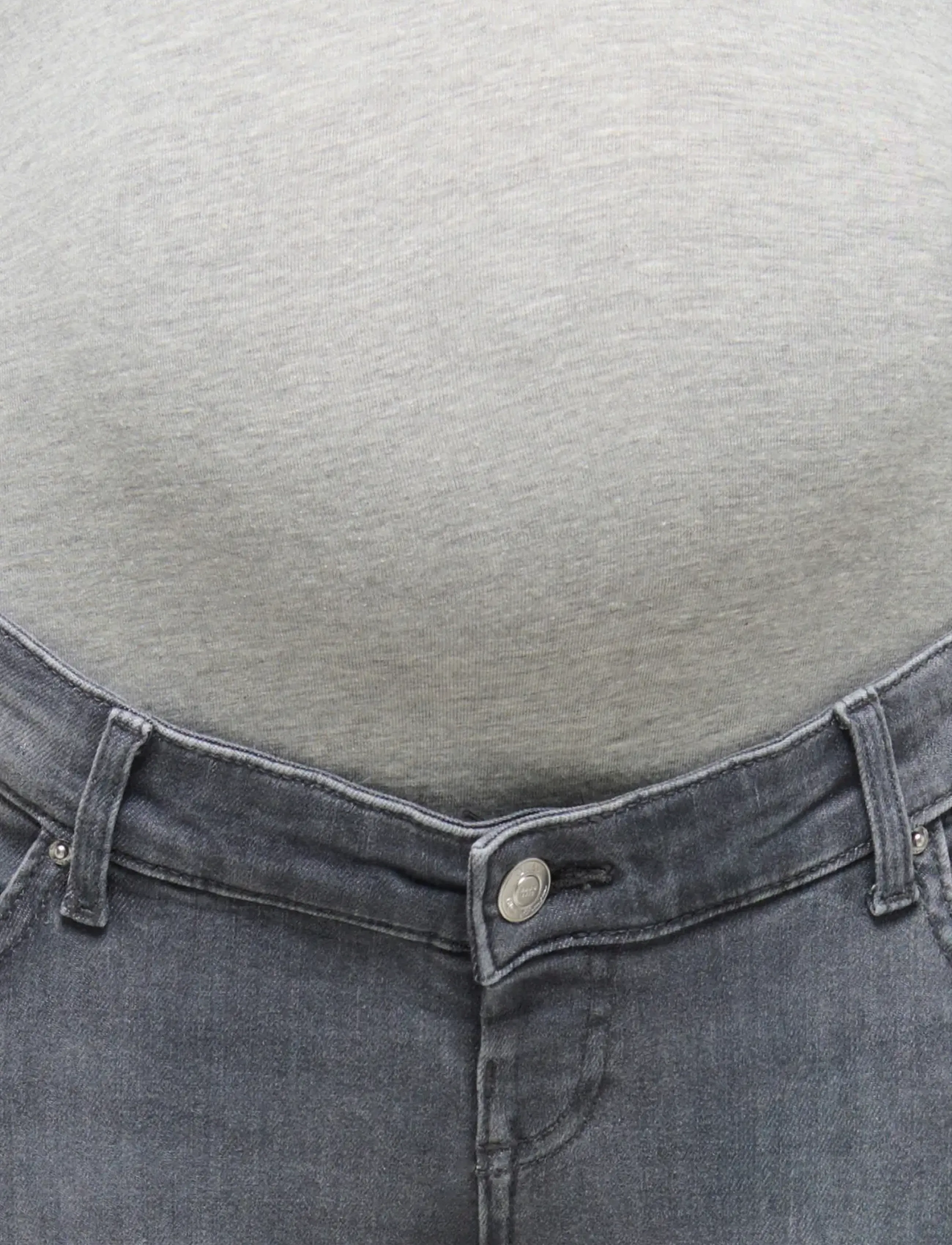 Only Maternity - OLMBLUSH MID SK ANK RW DNM REABOX NOOS - skinny jeans - grey denim - 3