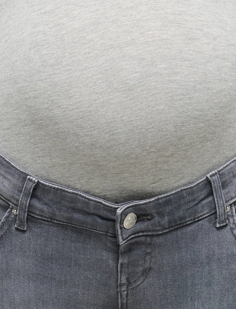 Only Maternity - OLMBLUSH MID SK ANK RW DNM REABOX NOOS - skinny jeans - grey denim - 3
