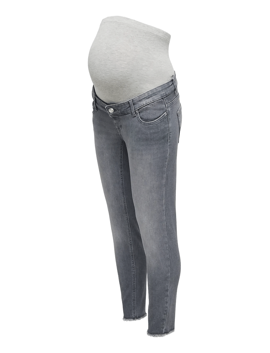 Only Maternity - OLMBLUSH MID SK ANK RW DNM REABOX NOOS - skinny jeans - grey denim - 2