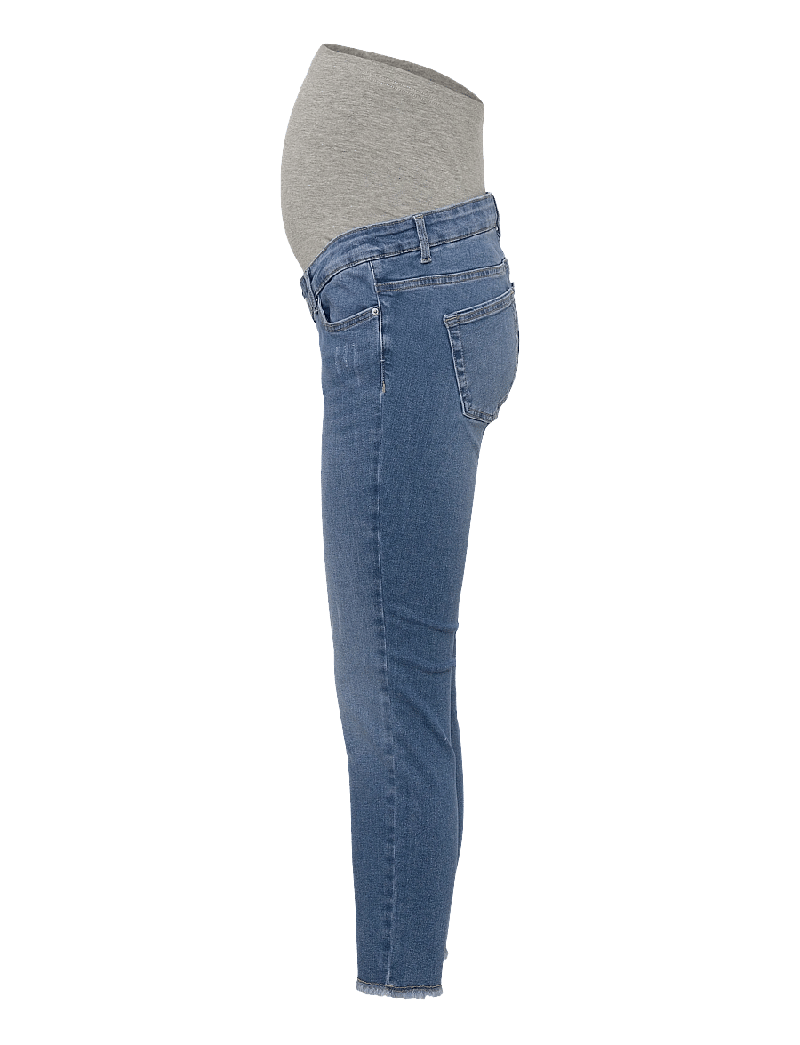 Only Maternity - OLMBLUSH MID SK ANK RW DNM REABOX NOOS - skinny jeans - light blue denim - 2