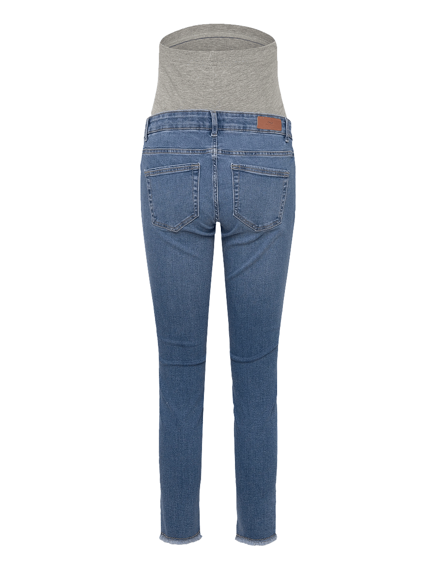 Only Maternity - OLMBLUSH MID SK ANK RW DNM REABOX NOOS - skinny jeans - light blue denim - 3