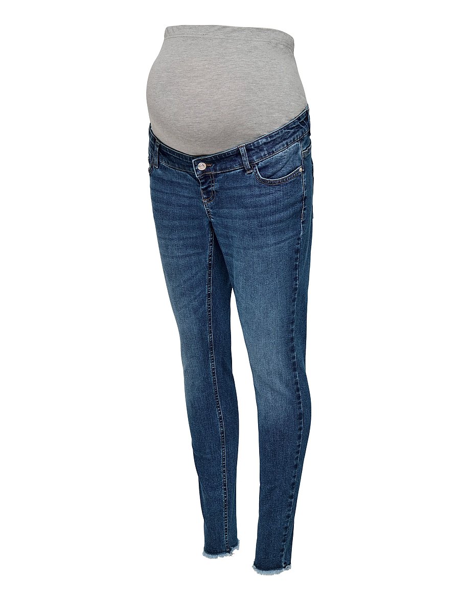 Only Maternity - OLMBLUSH MID SK ANK RW DNM REABOX NOOS - skinny jeans - medium blue denim - 2