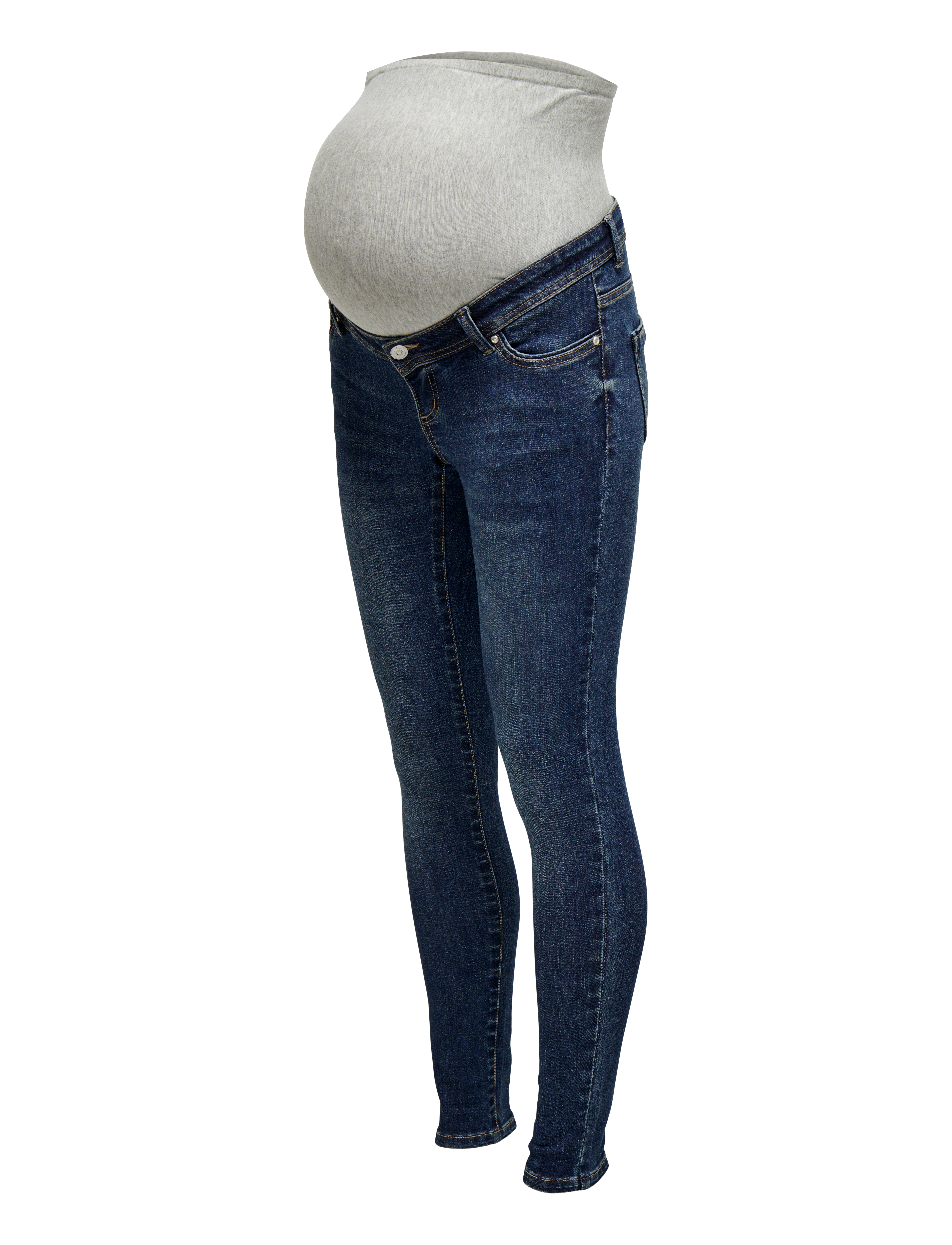 Only Maternity - OLMWAUW MID SK DNM BJ5 NOOS - dark blue denim - 2