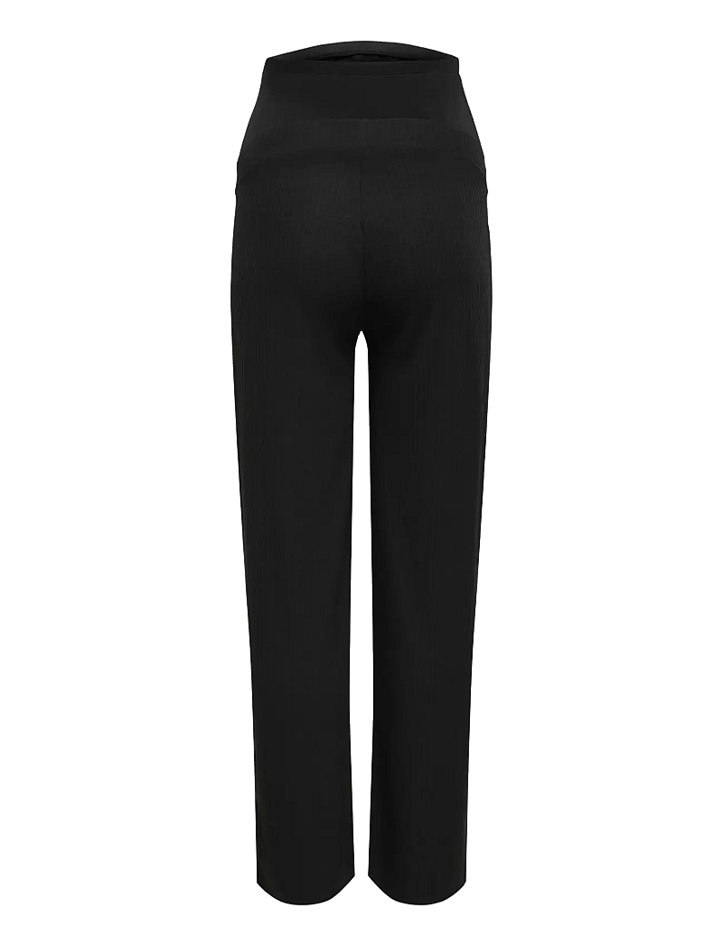 Only Maternity - OLMEMMA WIDE PANT JRS NOOS - bottoms - black - 2