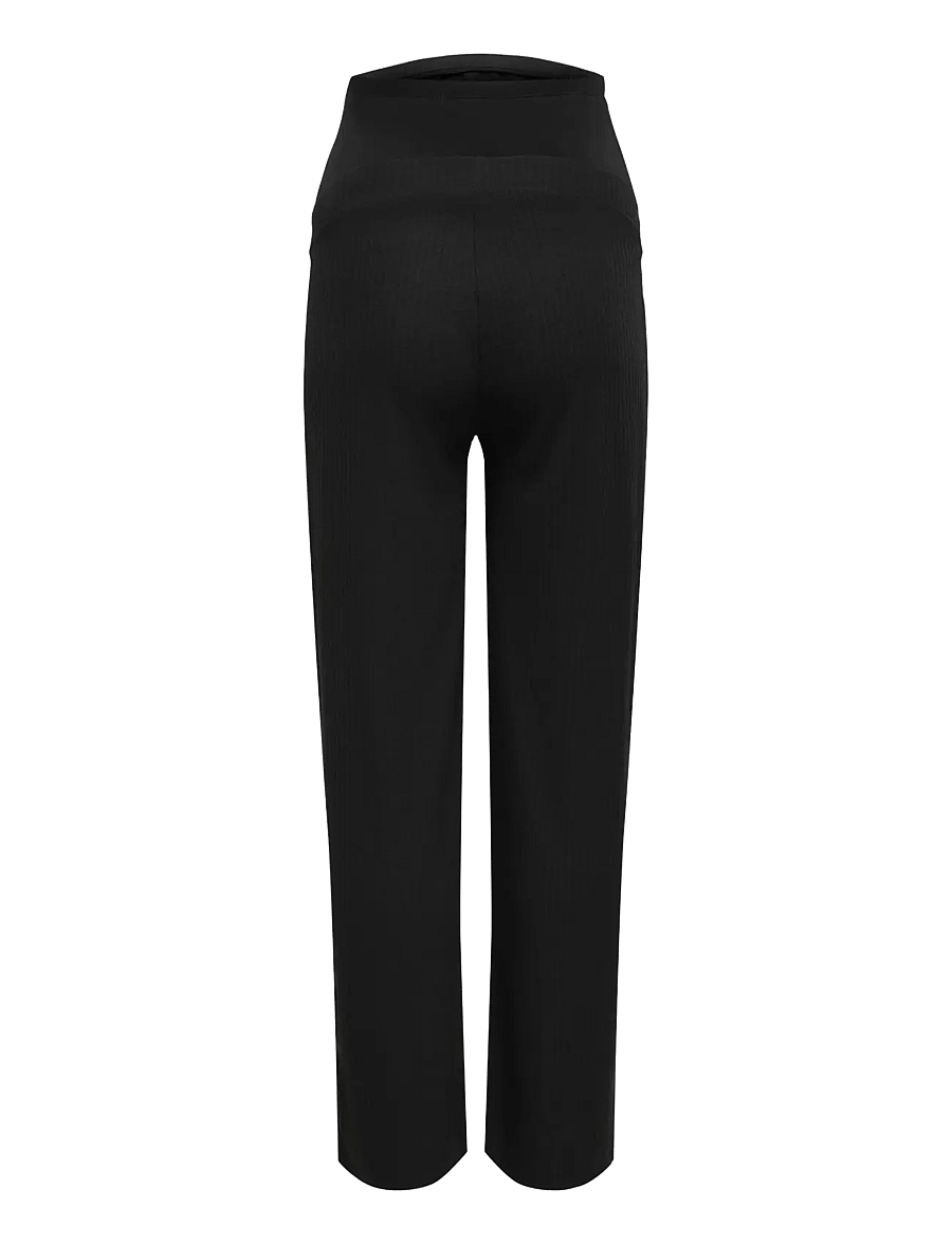 Only Maternity - OLMEMMA WIDE PANT JRS NOOS - underdele - black - 2