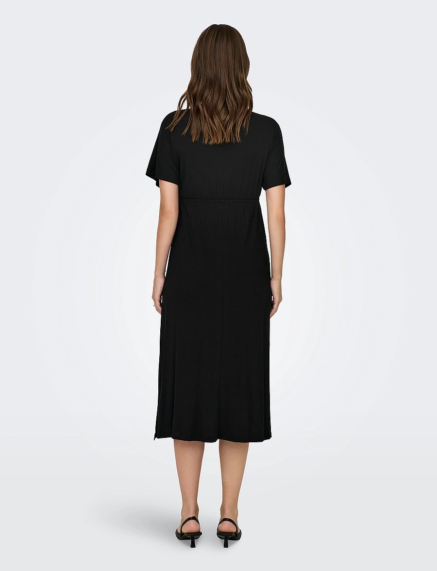 Only Maternity - OLMAMAZE S/S ALL IN ONE NURSI DRESS NOOS - black - 3