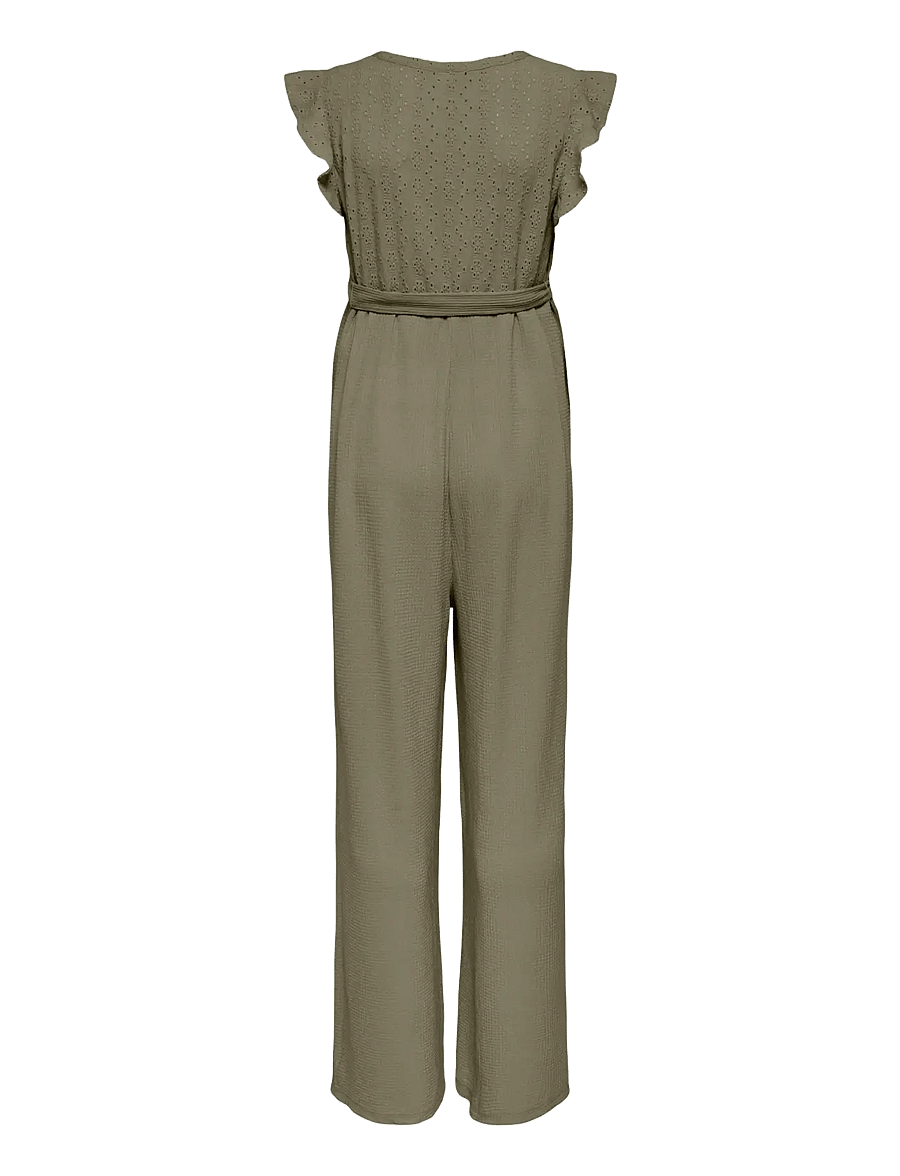 Only Maternity - OLMELISA S/L V-NECK JUMPSUIT JRS - graviditets produkter - mermaid - 2