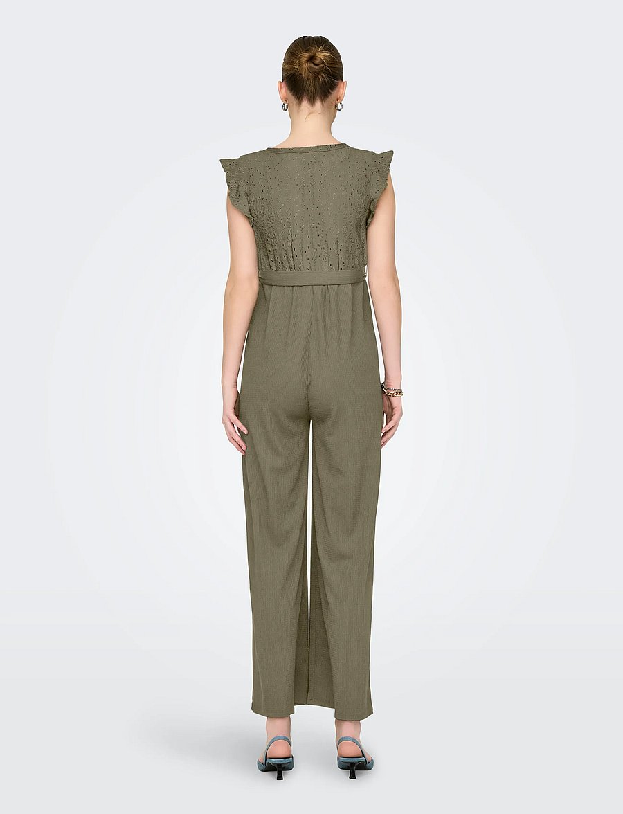 Only Maternity - OLMELISA S/L V-NECK JUMPSUIT JRS - graviditets produkter - mermaid - 4
