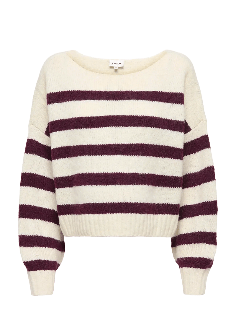 Only Maternity - OLMAYA LIFE L/S BOATNECK PULL KNT - tops - birch - 0