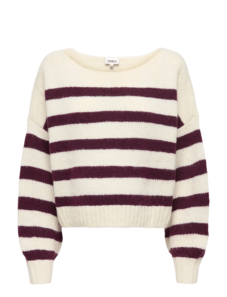 Only Maternity - OLMAYA LIFE L/S BOATNECK PULL KNT - oberteile - birch - 0