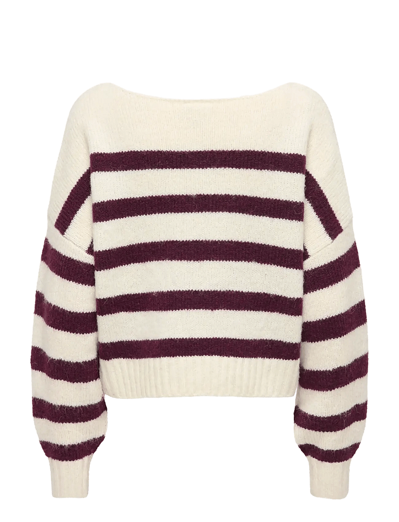 Only Maternity - OLMAYA LIFE L/S BOATNECK PULL KNT - tops - birch - 1