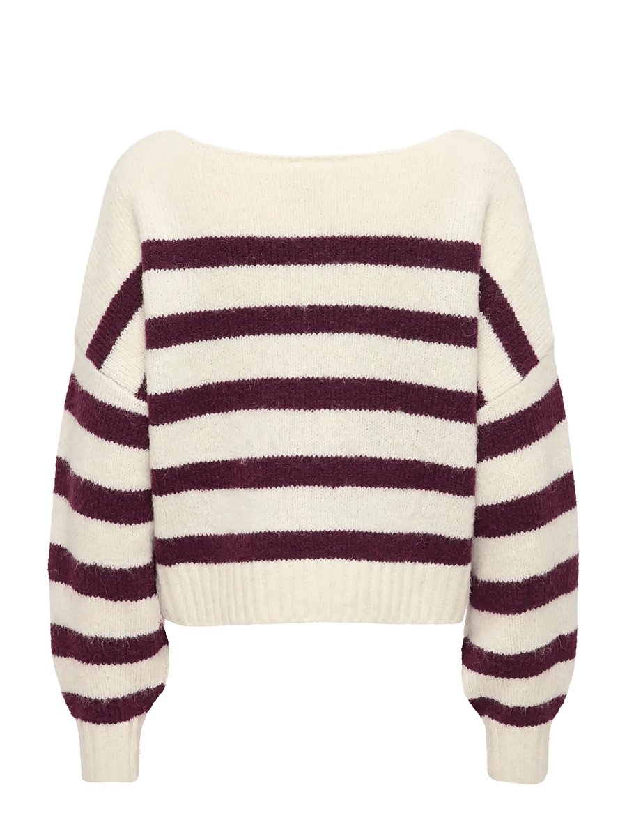 Only Maternity - OLMAYA LIFE L/S BOATNECK PULL KNT - oberteile - birch - 1