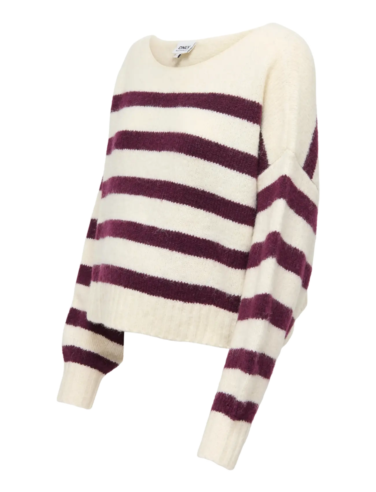 Only Maternity - OLMAYA LIFE L/S BOATNECK PULL KNT - yläosat - birch - 2