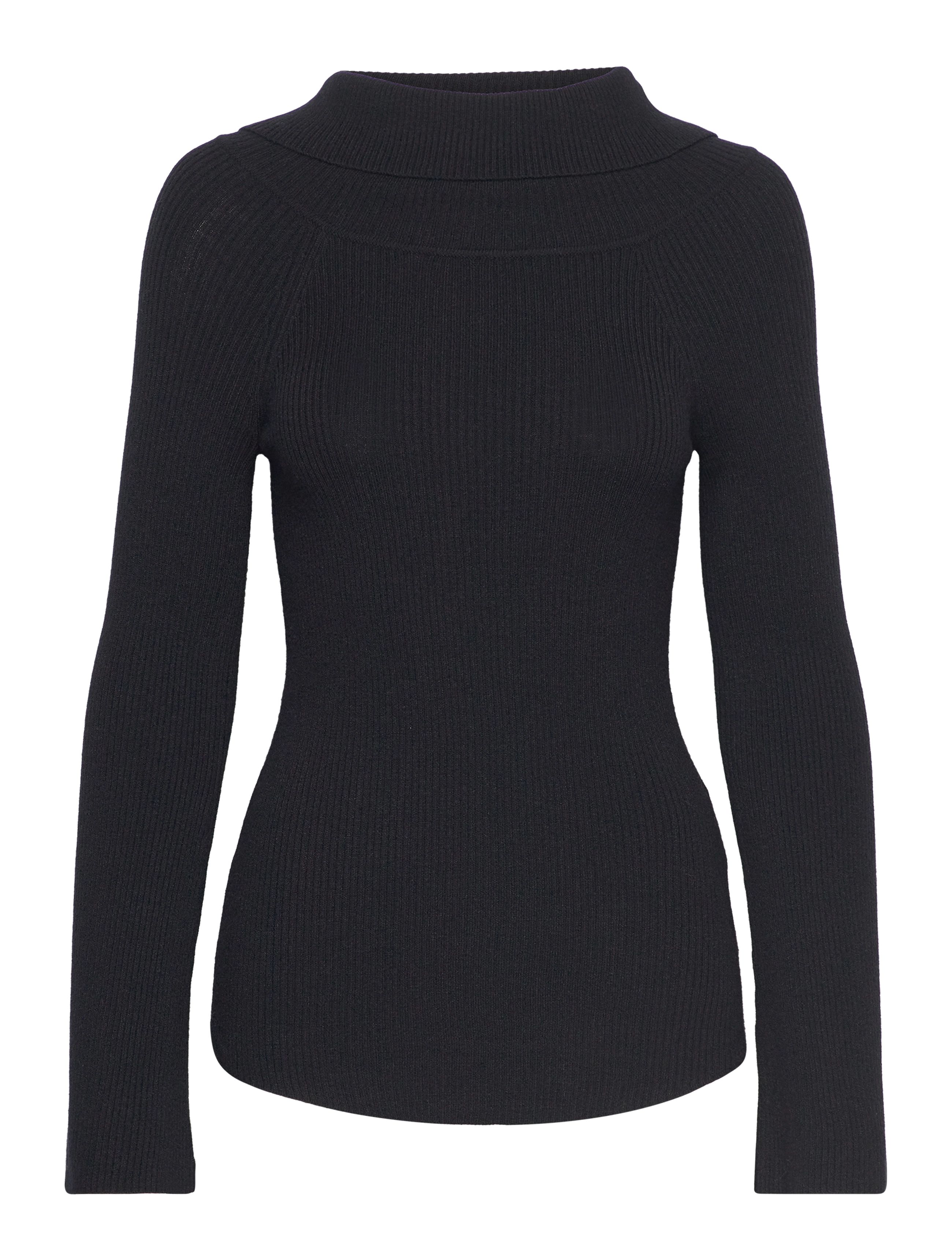 Only Maternity OLMJAYDEN LS OFF SHOULDER KNT - Strik - BLACK / black
