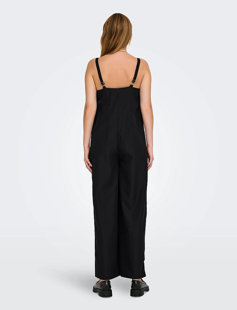 Only Maternity - OLMMALIKA LIFE STRAP JUMPSUIT - ventetøj - black - 4