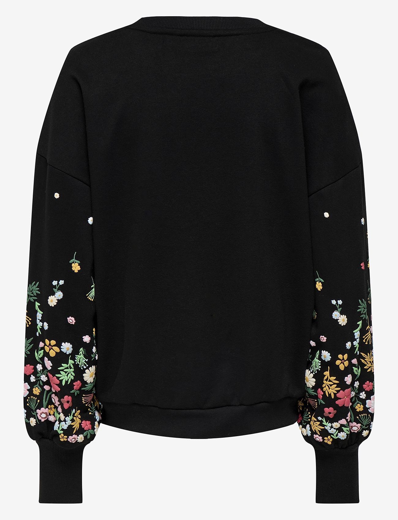 Only Maternity - OLMBROOKE L/S O-NECK FLOWER SWT - black - 2