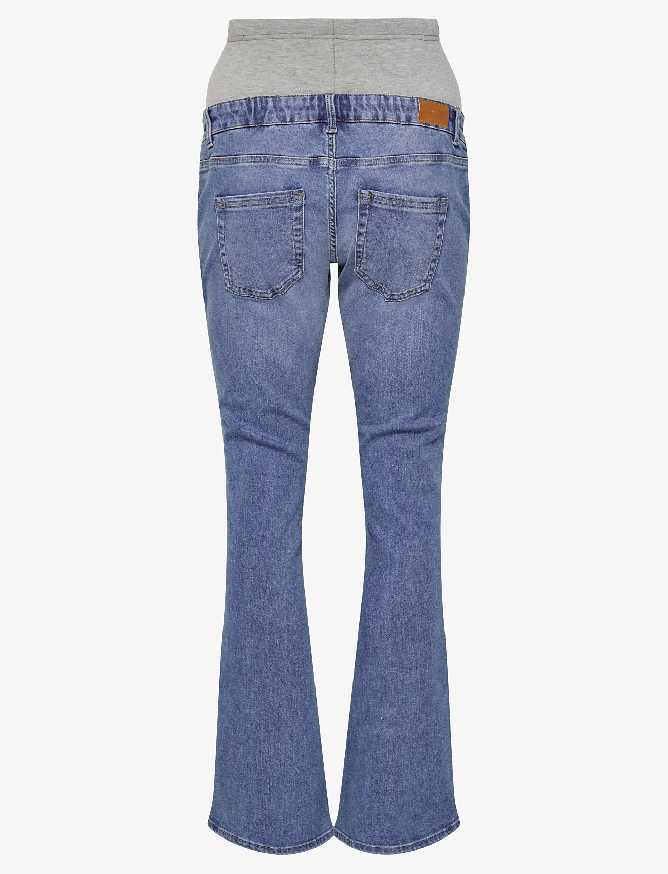 Only Maternity - OLMBLUSH MID FLARED RE1319 NOOS - nederdelar - medium blue denim - 2