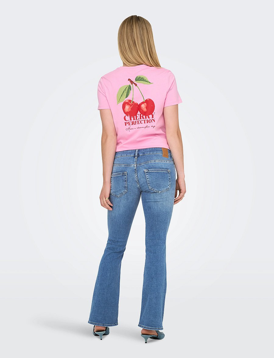 Only Maternity - OLMBLUSH MID FLARED RE1319 NOOS - underdele - medium blue denim - 3