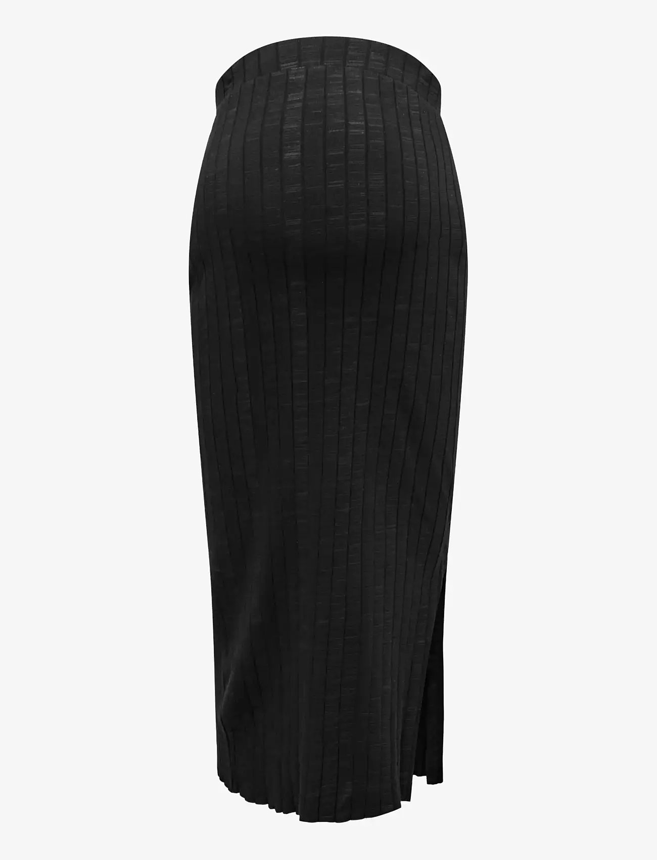 Only Maternity - OLMALEJANDRA MIDI SKIRT JRS - strikkede nederdele - black - 0
