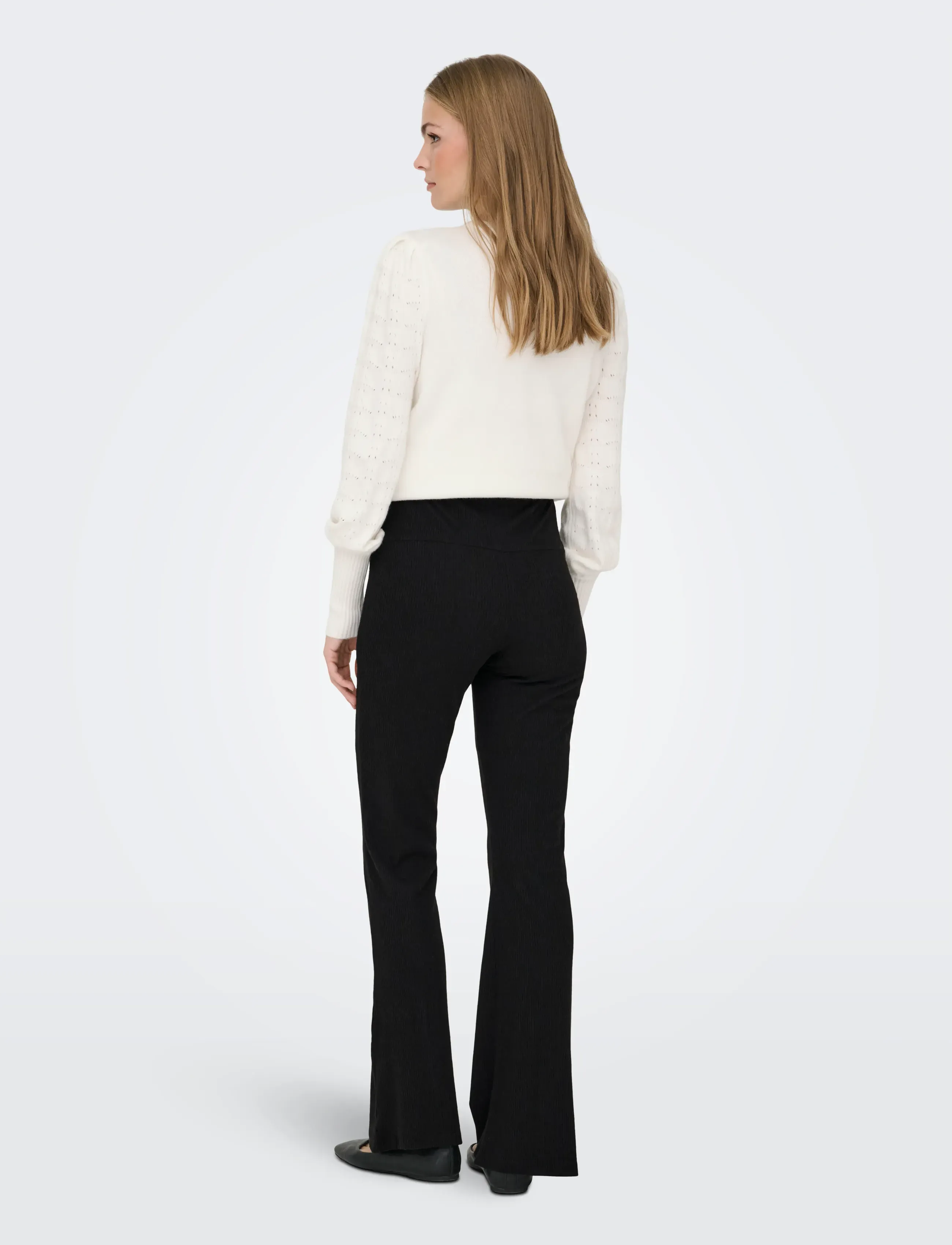 Only Maternity - OLMHALLE WIDE PANT JRS - black - 4