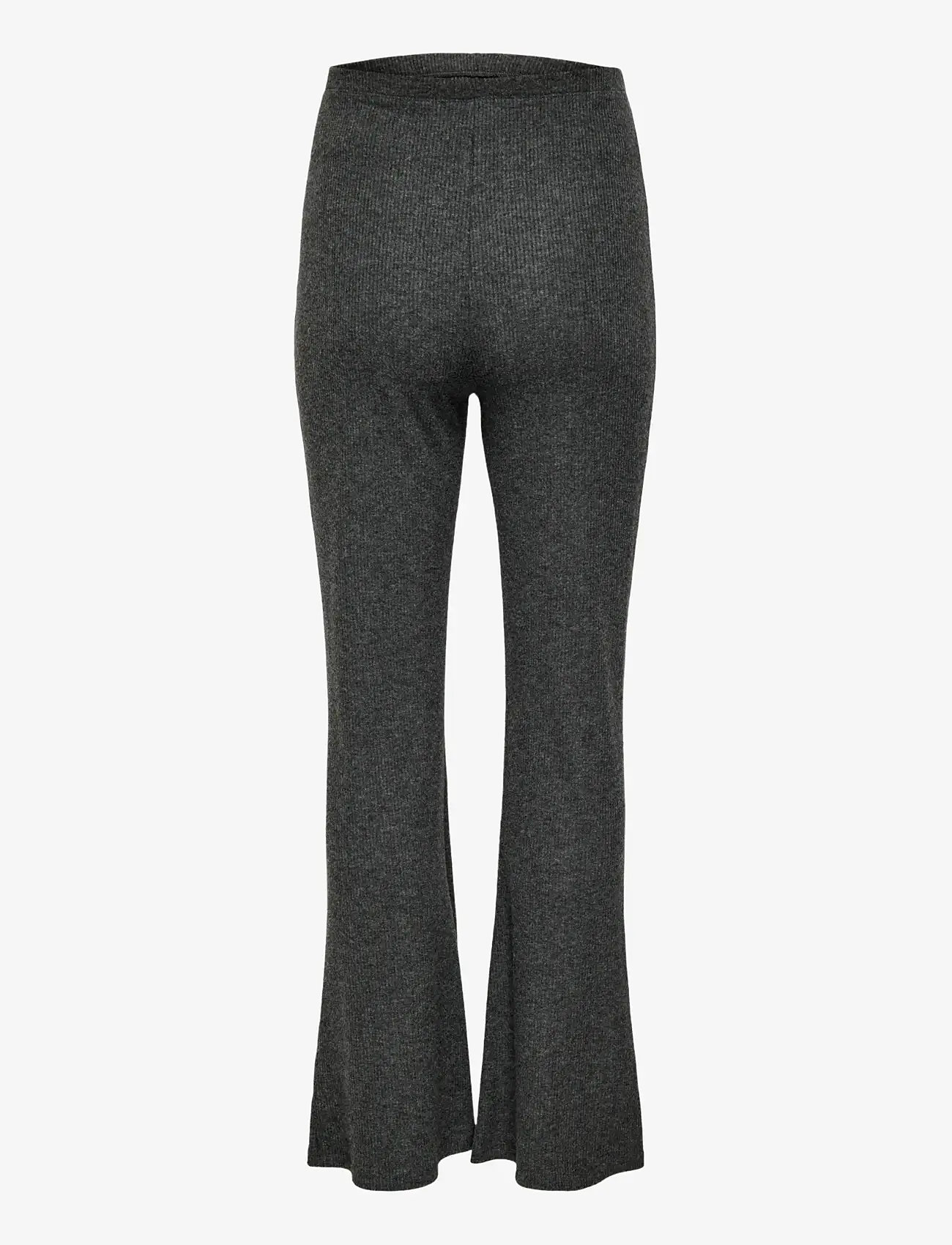 Only Maternity - OLMHALLE WIDE PANT JRS - buxur - dark grey melange - 2
