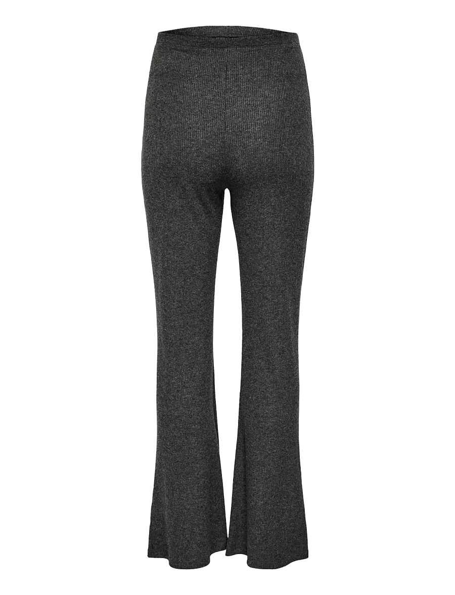 Only Maternity - OLMHALLE WIDE PANT JRS - dark grey melange - 2