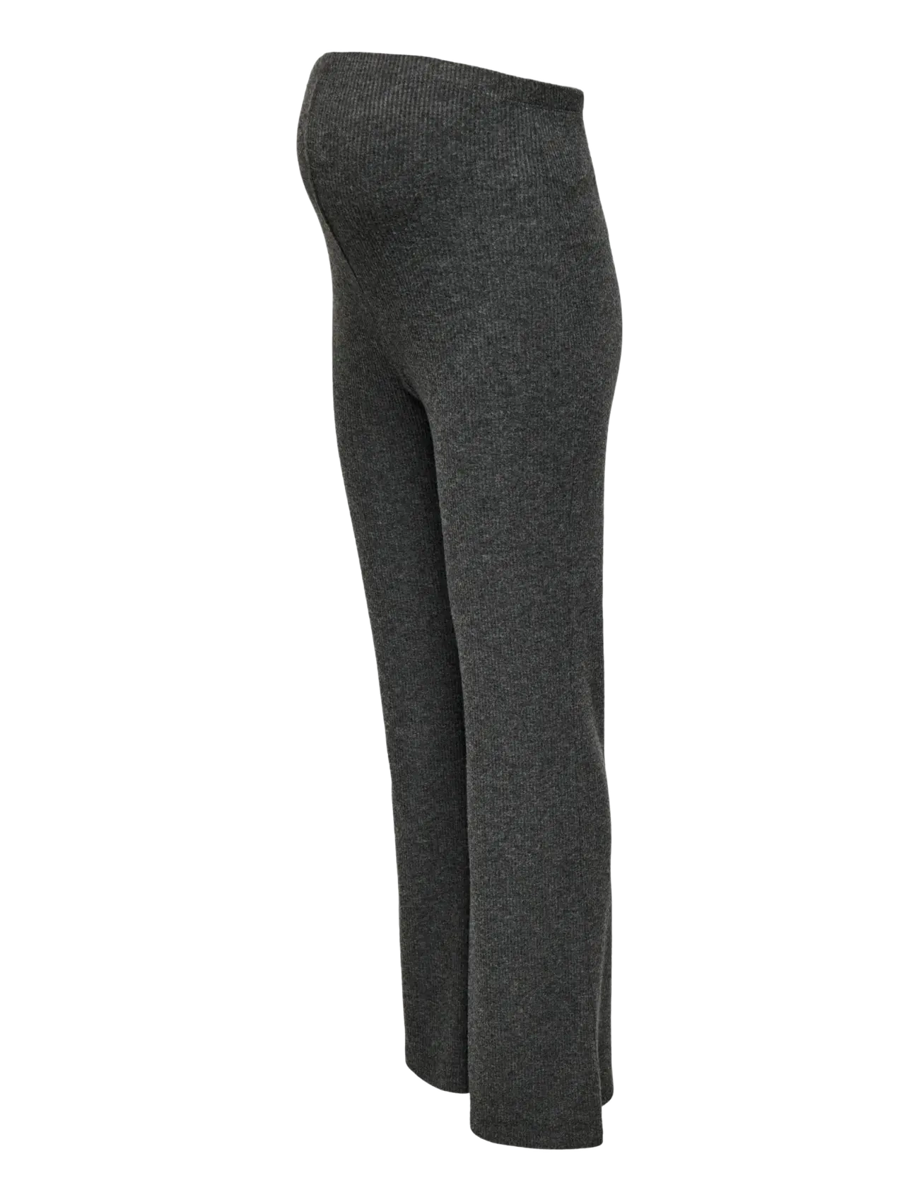 Only Maternity - OLMHALLE WIDE PANT JRS - dark grey melange - 3
