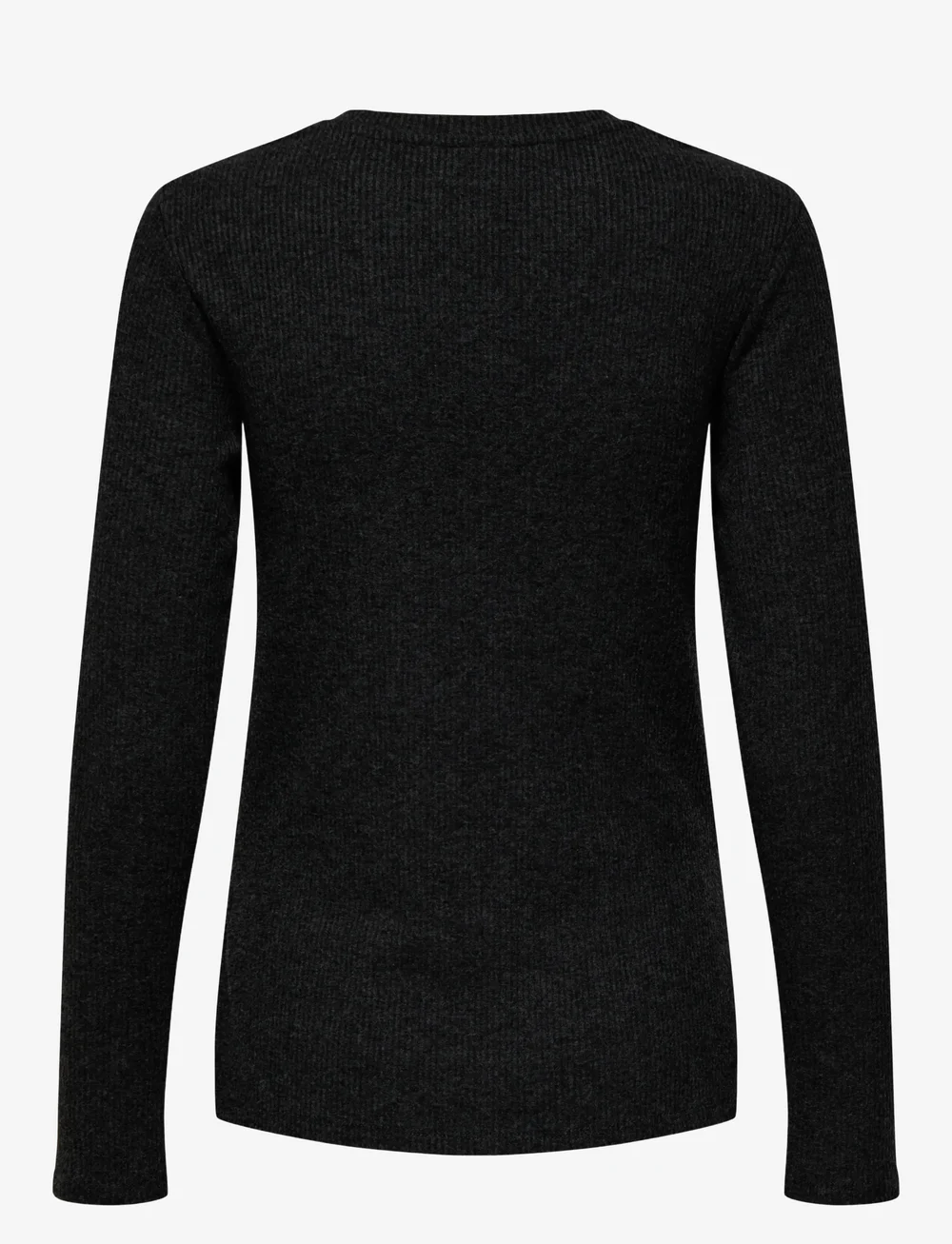 Only Maternity - OLMHALLE L/S O-NECK SLIT TOP JRS - alussärgid - black - 1