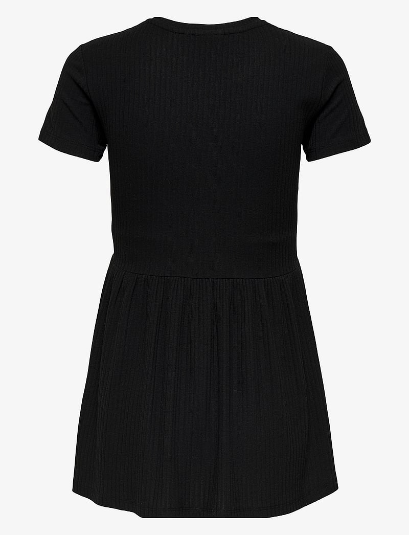 Only Maternity - OLMMALAYA S/S O-NECK TOP JRS NOOS - alussärgid - black - 2