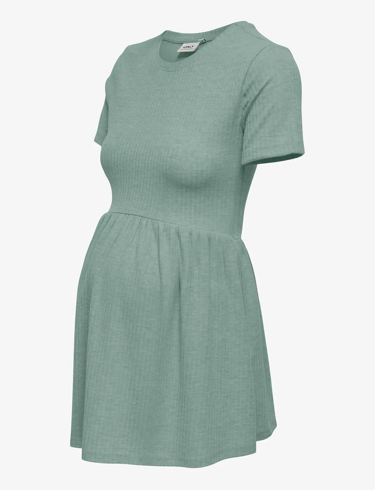 Only Maternity - OLMMALAYA S/S O-NECK TOP JRS NOOS - t-shirts - jadeite - 1