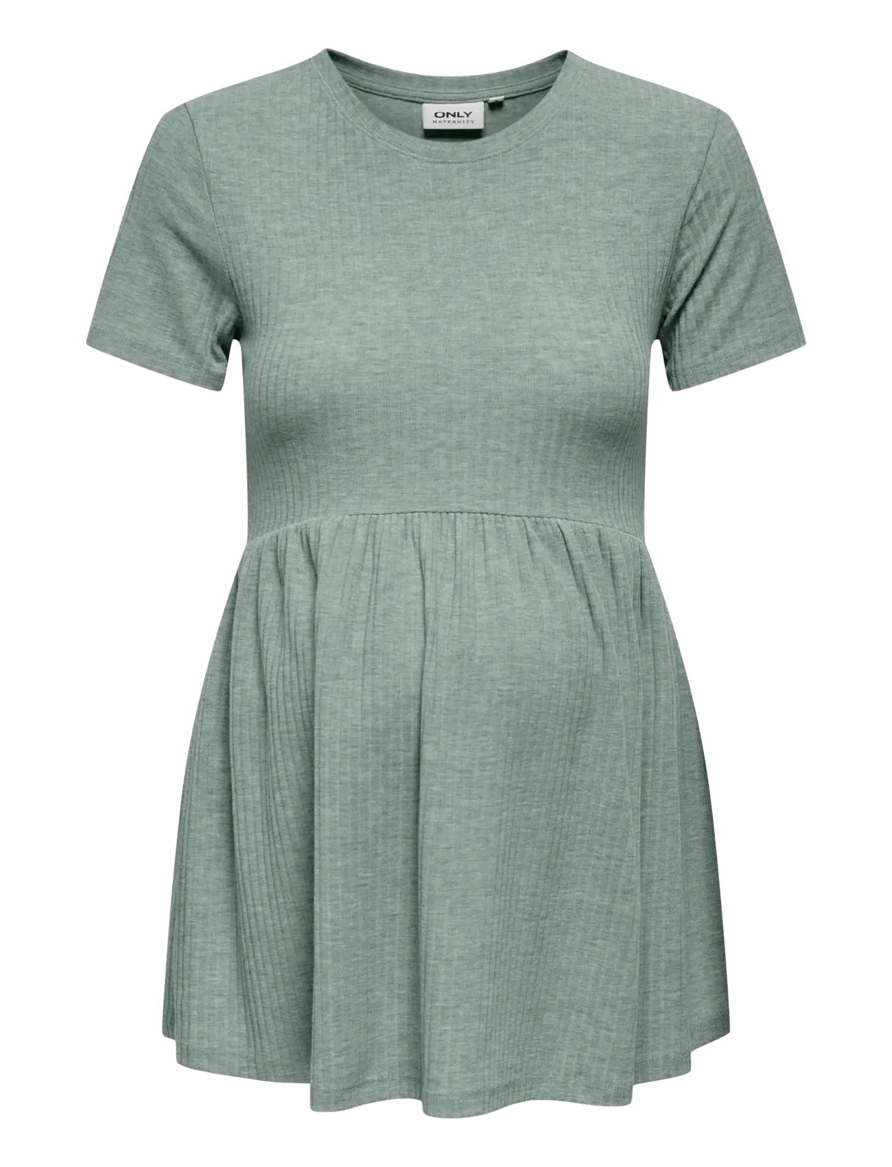 Only Maternity OLMMALAYA S/S O-NECK TOP JRS NOOS - T-särgid ja alussärgid - JADEITE / green