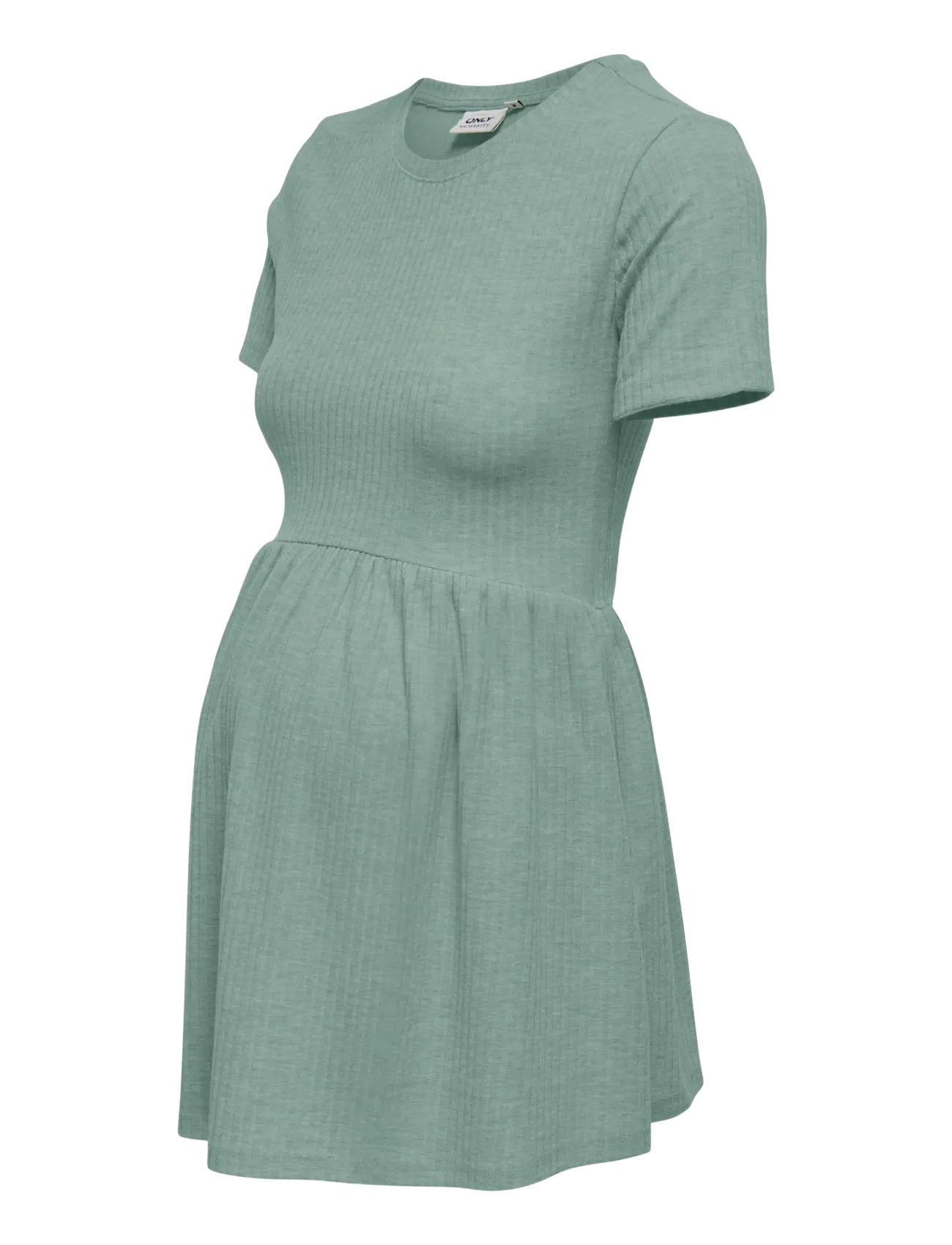 Only Maternity OLMMALAYA S/S O-NECK TOP JRS NOOS - Vêtements - JADEITE / green