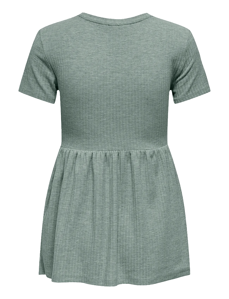 Only Maternity - OLMMALAYA S/S O-NECK TOP JRS NOOS - t-shirts - jadeite - 2