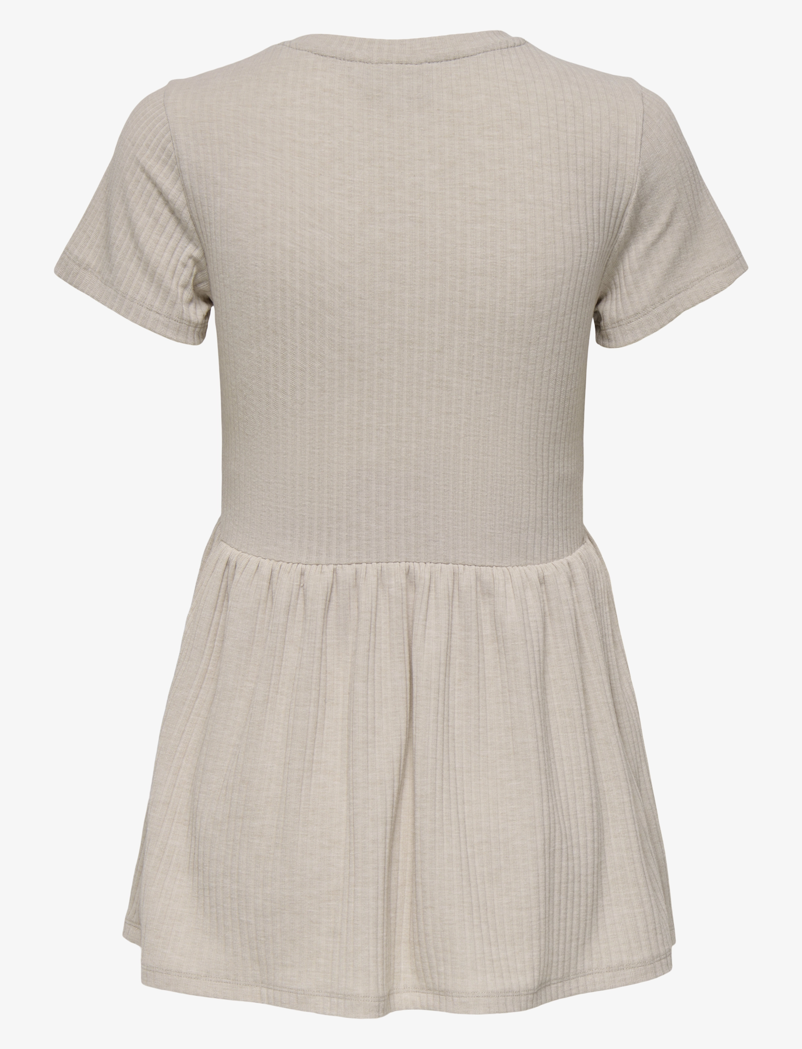 Only Maternity - OLMMALAYA S/S O-NECK TOP JRS NOOS - oberteile - pumice stone - 2