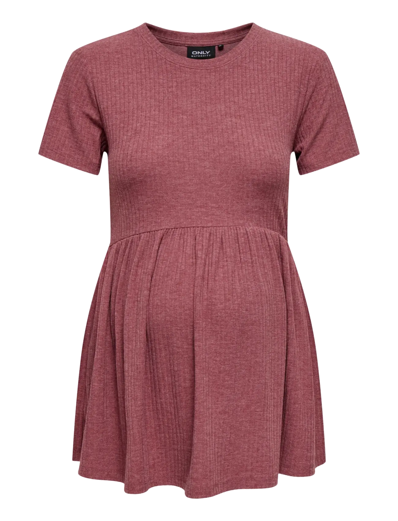 Only Maternity OLMMALAYA S/S O-NECK TOP JRS NOOS - Bekijk alles - ROSE BROWN / pink/rose