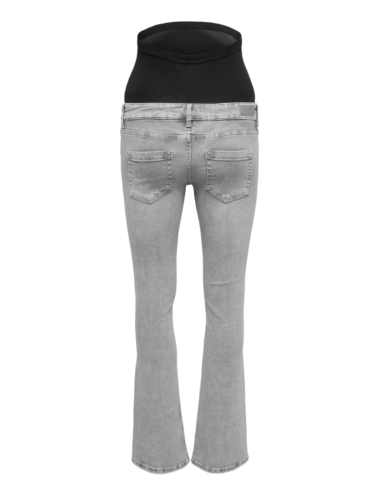 Only Maternity - OLMBLUSH MID WAIST FLARED DNM BOX NOOS - schlaghosen - medium grey denim - 2