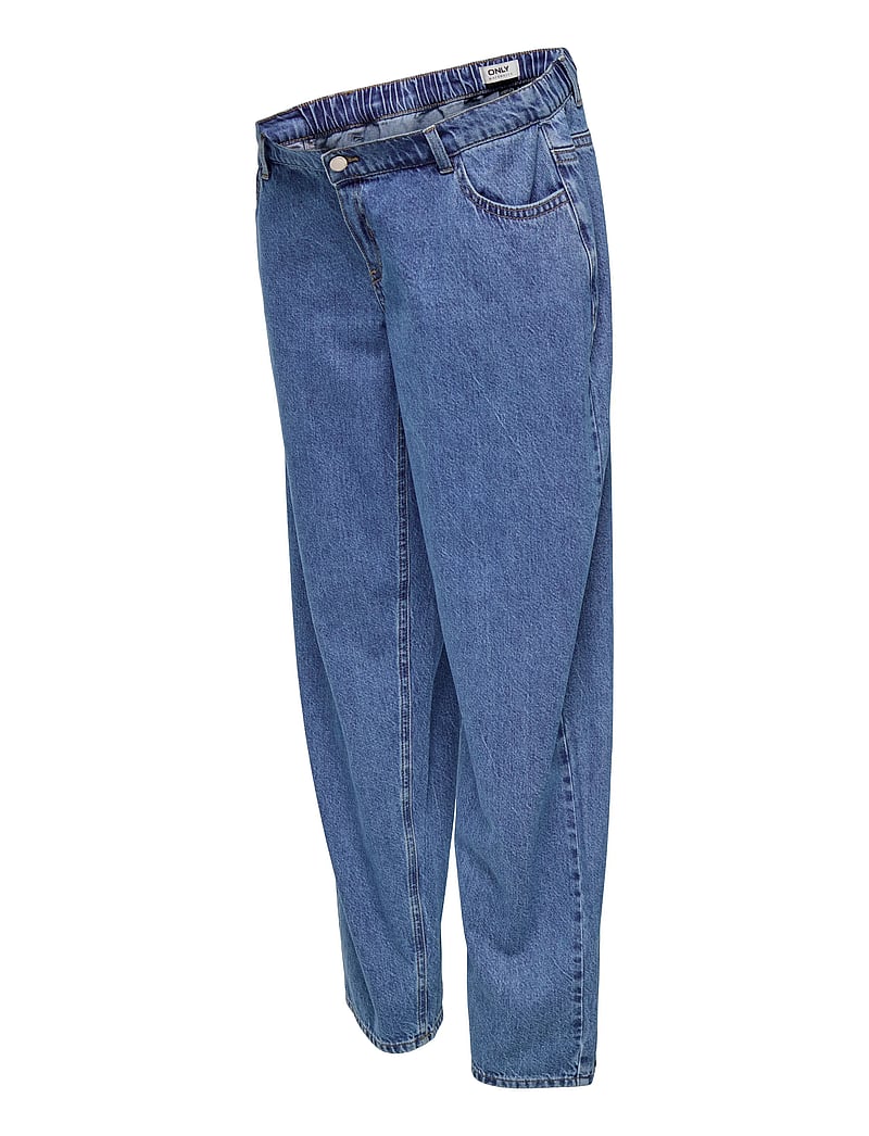 Only Maternity - OLMLUMA ELASTIC STRAIGHT JEANS DNM NOOS - straight jeans - medium blue denim - 2