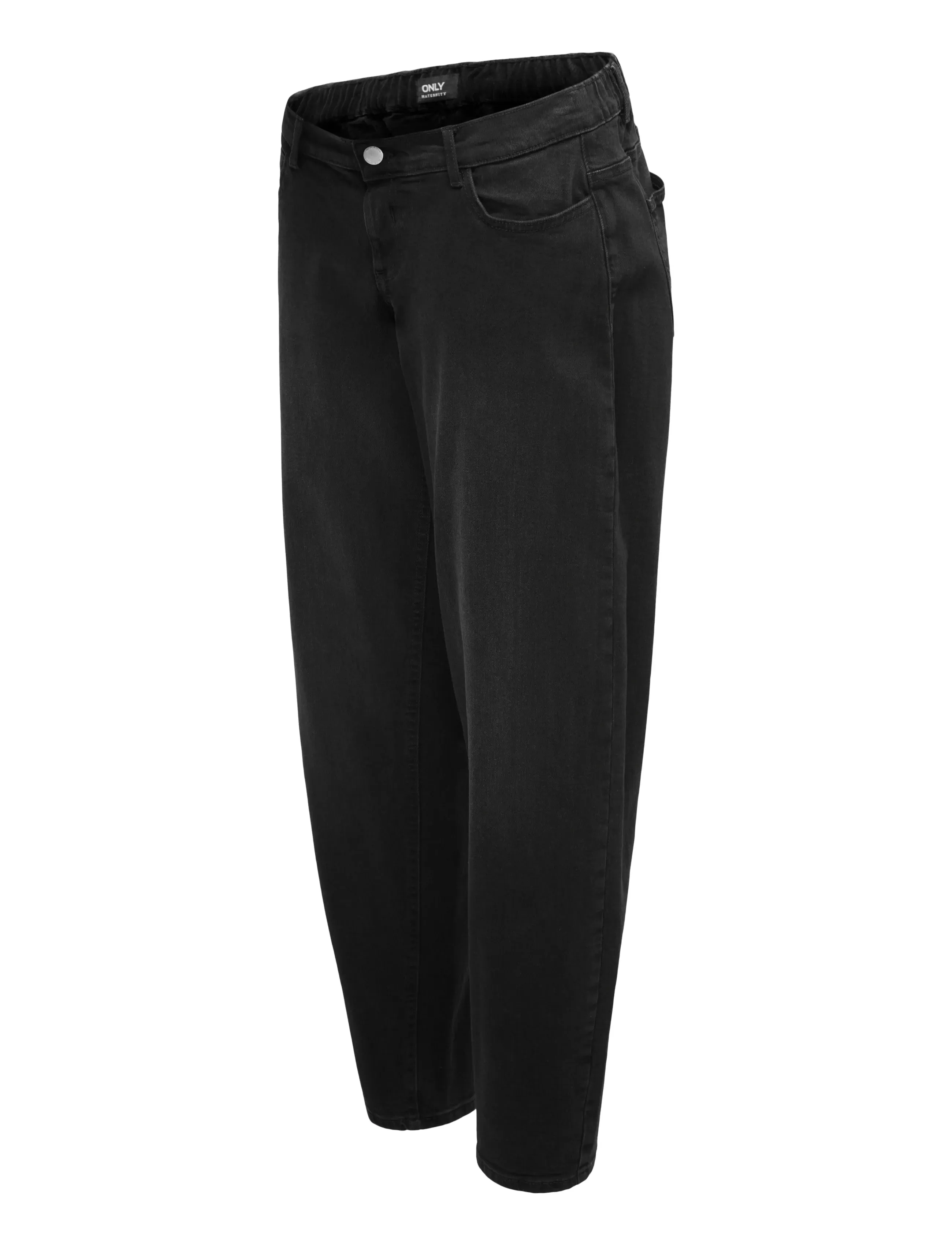 Only Maternity - OLMLUMA ELASTIC STRAIGHT JEANS DNM NOOS - jeans droites - washed black - 2
