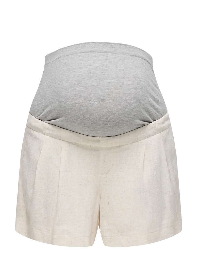Only Maternity - OLMSIESTA HW LINEN BL SHORTS PNT - underdele - moonbeam - 0