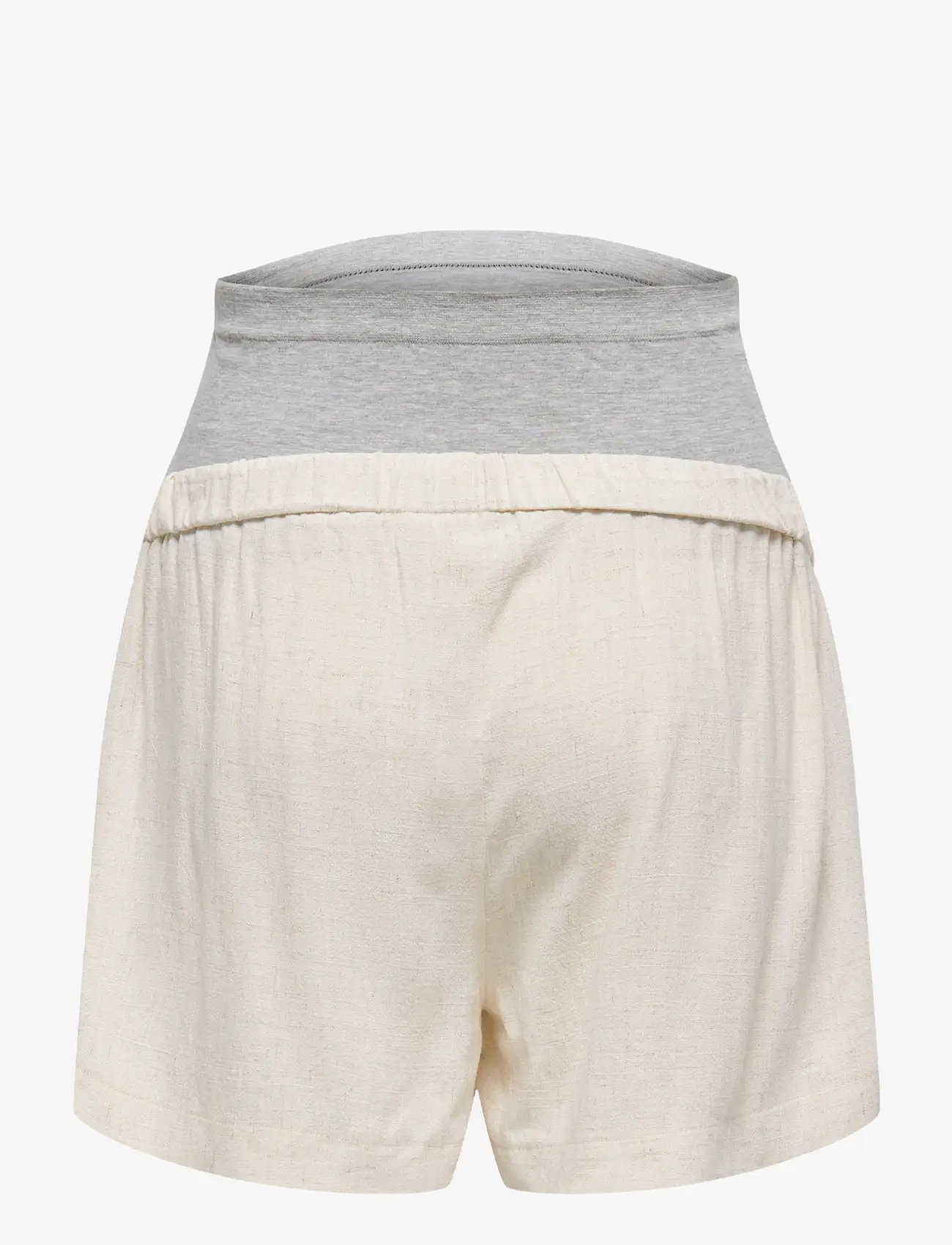 Only Maternity - OLMSIESTA HW LINEN BL SHORTS PNT - underdele - moonbeam - 1