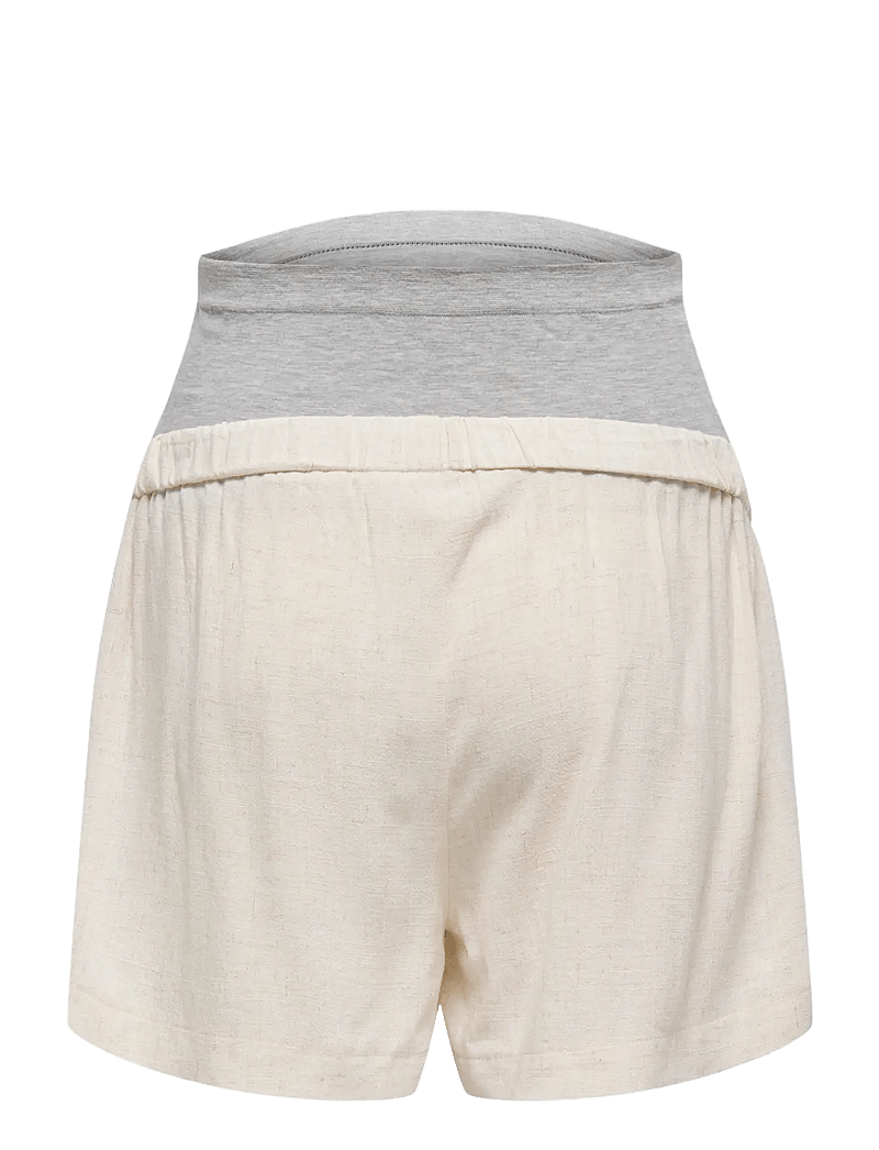 Only Maternity - OLMSIESTA HW LINEN BL SHORTS PNT - underdele - moonbeam - 1