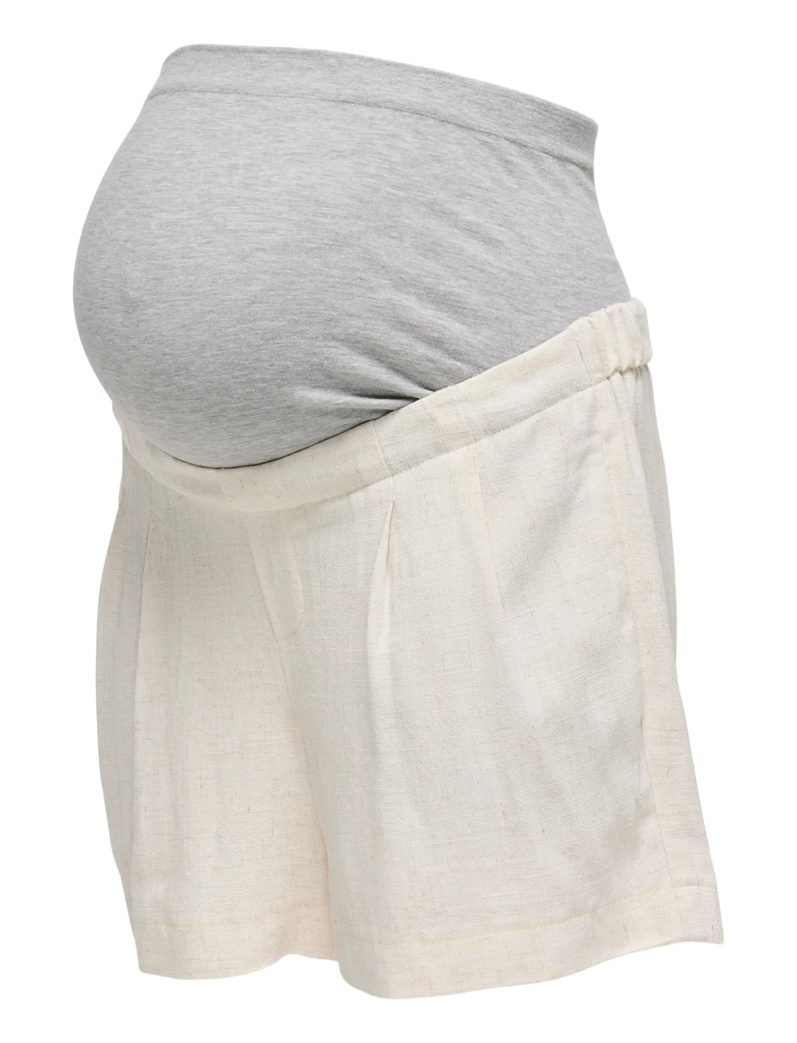 Only Maternity - OLMSIESTA HW LINEN BL SHORTS PNT - moonbeam - 2