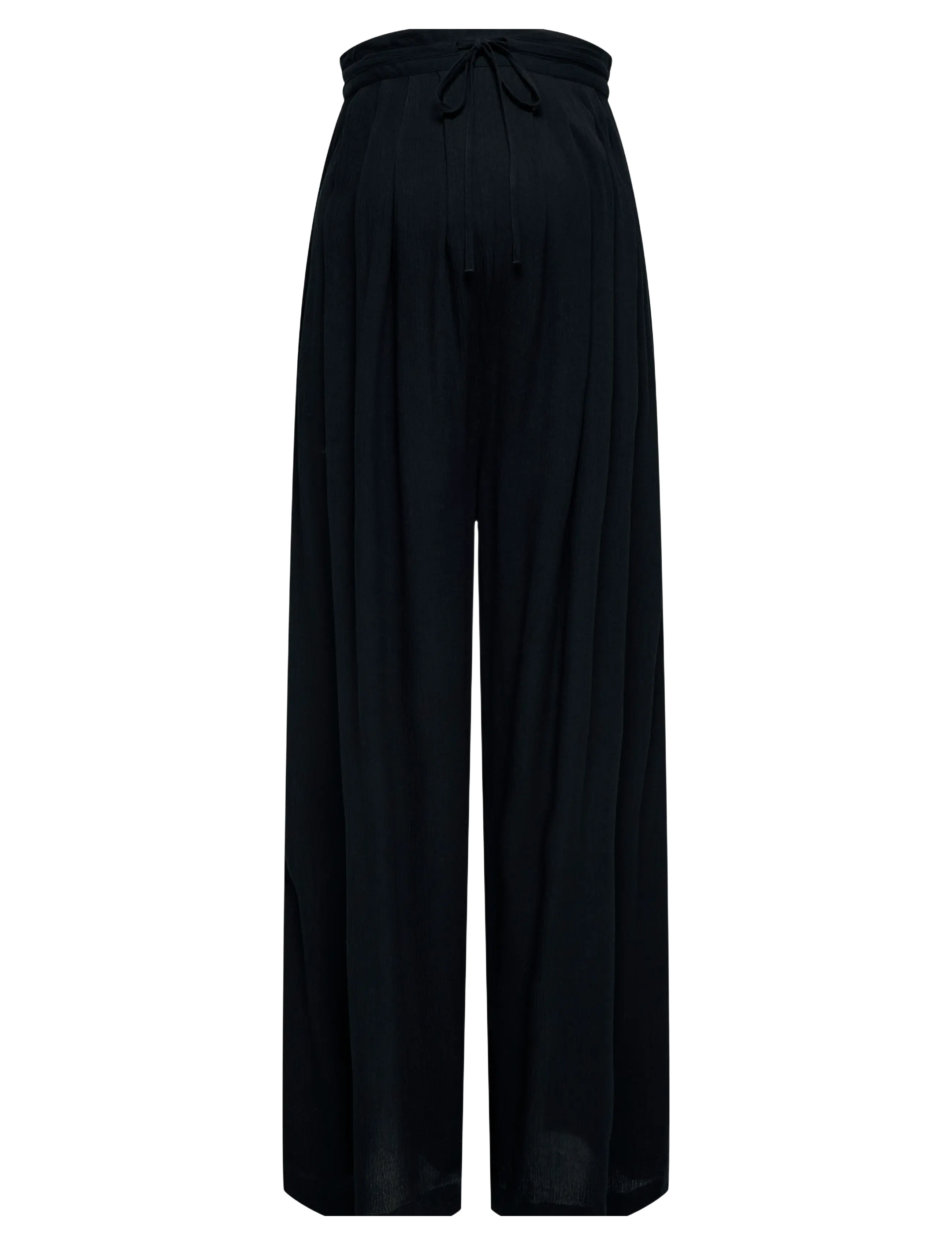 Only Maternity OLMCHIARA PANTS WVN - Tøj - BLACK / black