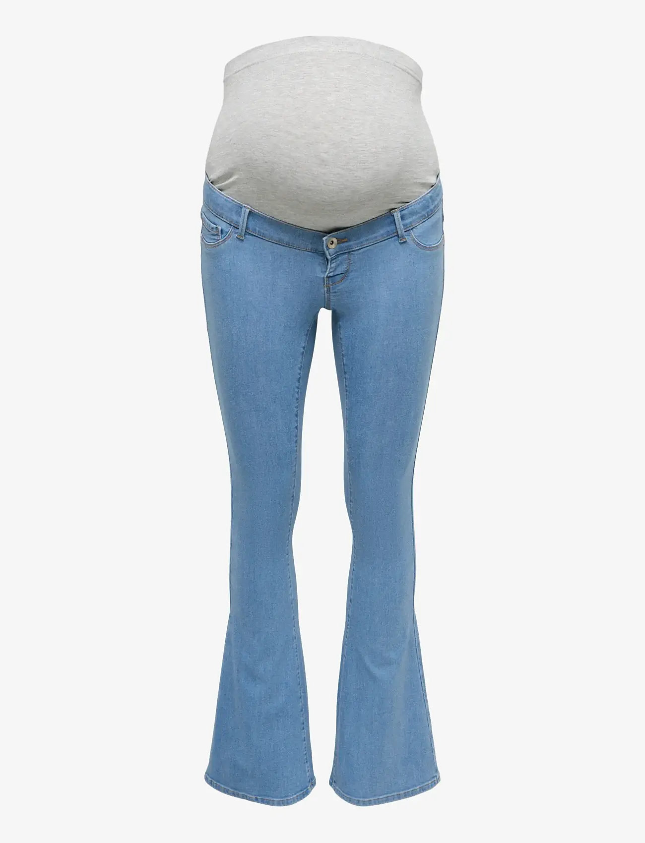 Only Maternity - OLMRAIN LIFE REG PUSH UP FLARED NOOS - alaosat - medium blue denim - 0