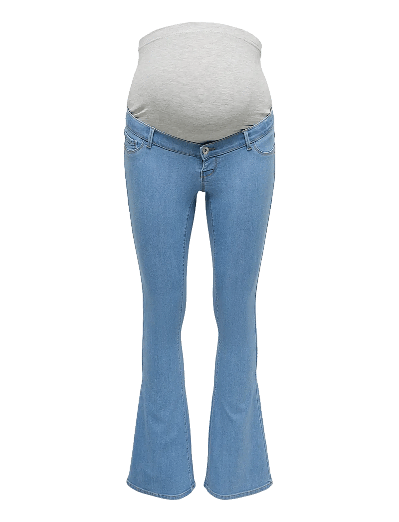 Only Maternity - OLMRAIN LIFE REG PUSH UP FLARED NOOS - alaosat - medium blue denim - 0