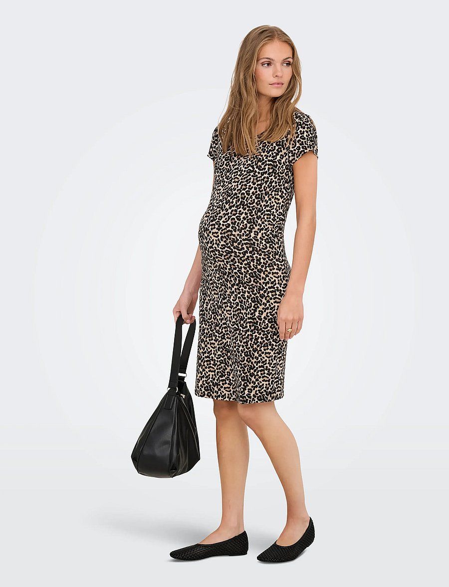 Only Maternity - OLMLOVELY LIFE S/S DRESS 2-PCK NOOS - robes d'été - black - 5