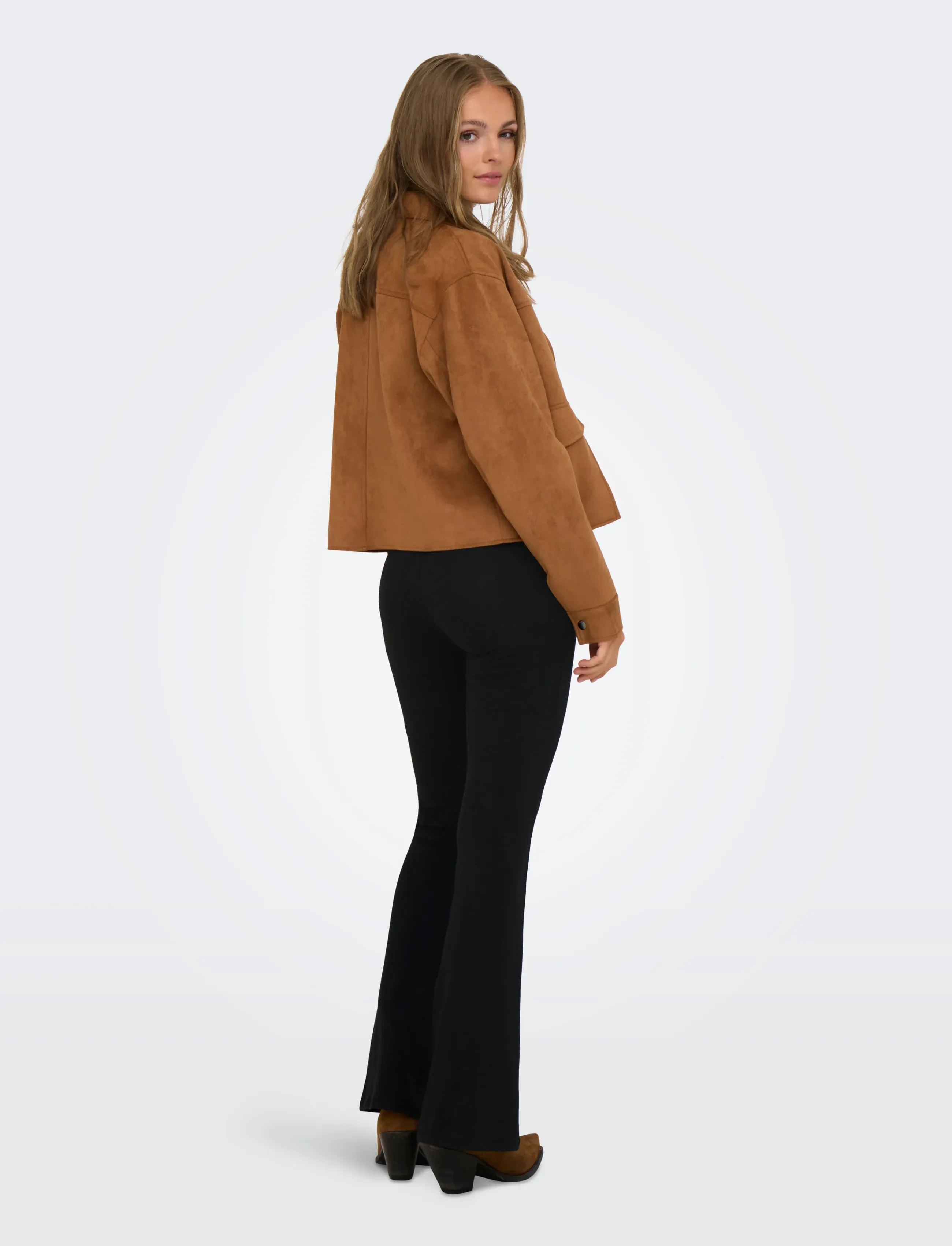 Only Maternity - OLMLOVELY LEO FLARED PANT 2-PACK NOOS - leggings - black - 3