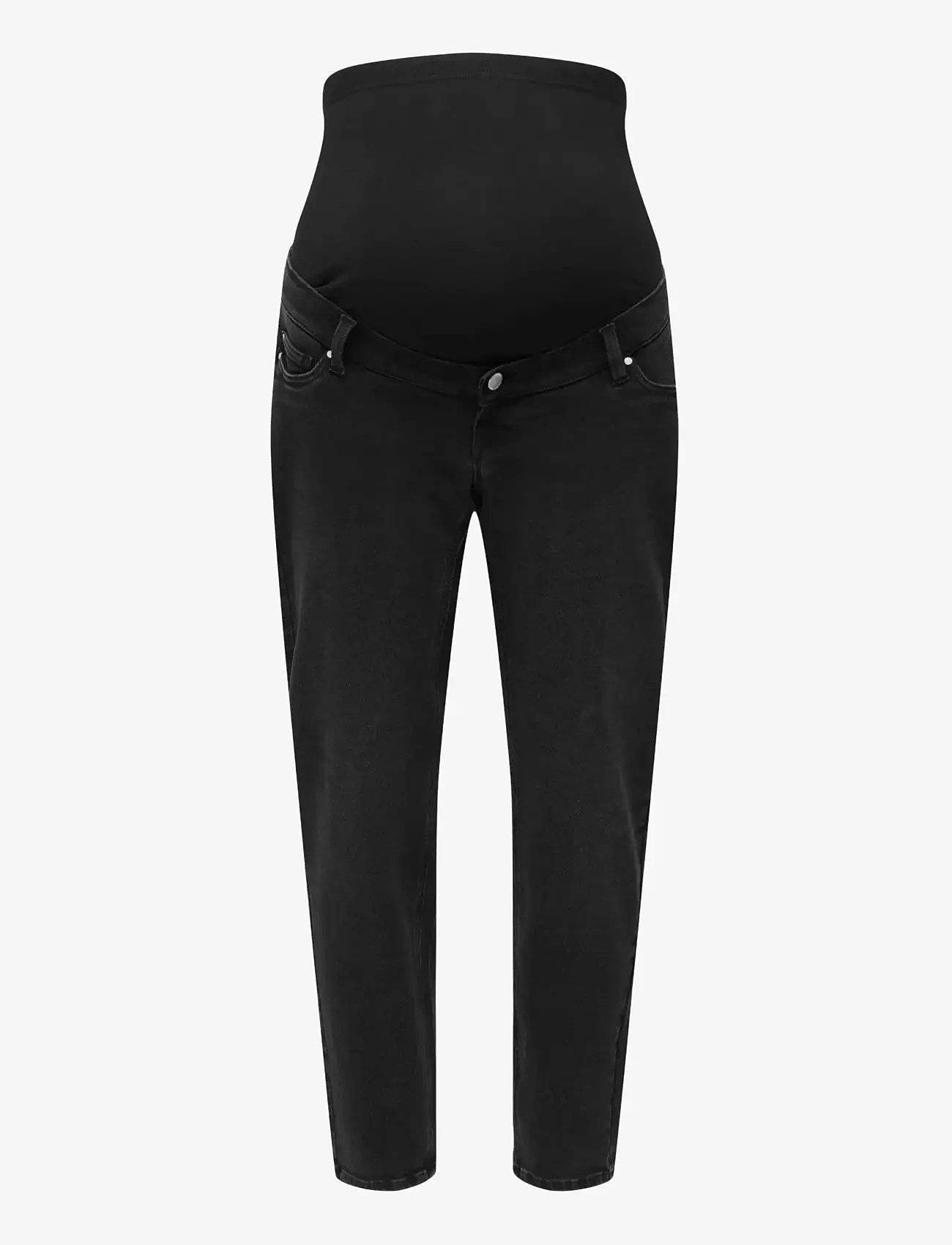 Only Maternity - OLMCATWALK HW MOM AK DNM PIM0405 NOOS - slim jeans - washed black - 1