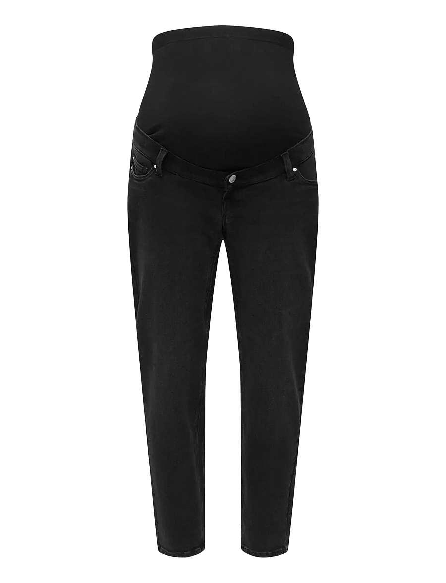 Only Maternity - OLMCATWALK HW MOM AK DNM PIM0405 NOOS - jeans slim - washed black - 1